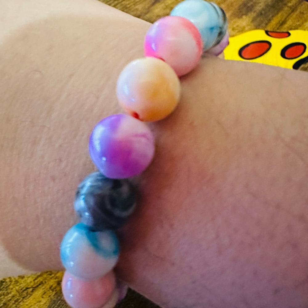Multi colored Marble Bracelet
